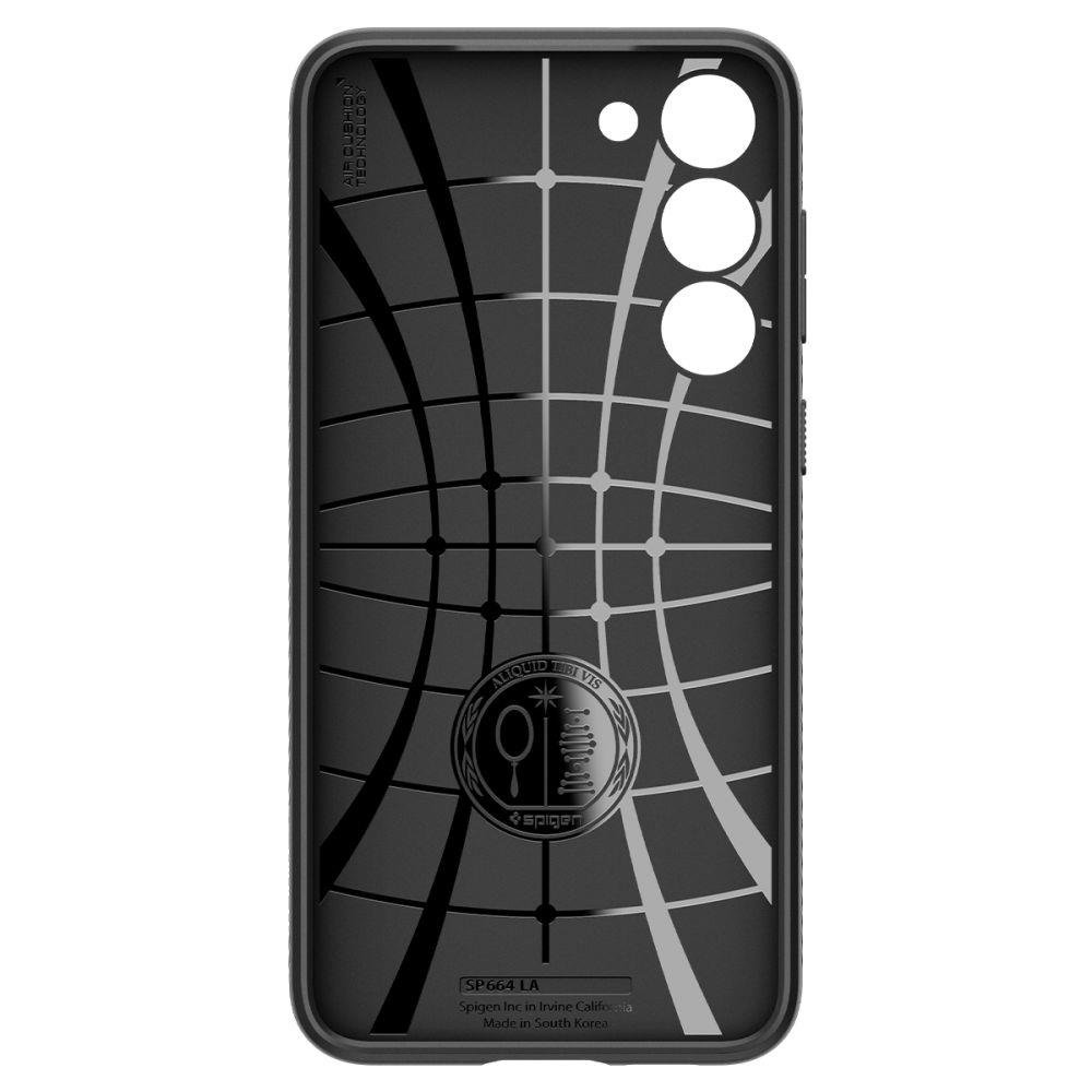 Samsung Galaxy S23 (SM-S911) Spigen Liquid Air TPU Case Cover, Black | Чехол Кейс Кабура Бампер... (3)