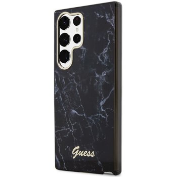 Samsung Galaxy S23 Ultra (SM-S918) Guess Marble Case Cover (GUHCS23LPCUMAK), Black | Чехол Кейс Бампер...
