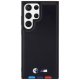 Samsung Galaxy S23 Ultra (SM-S918) BMW Leather Stamp Tricolor Case Cover (BMHCS23L22PTDK), Black | Чехол Кейс...
