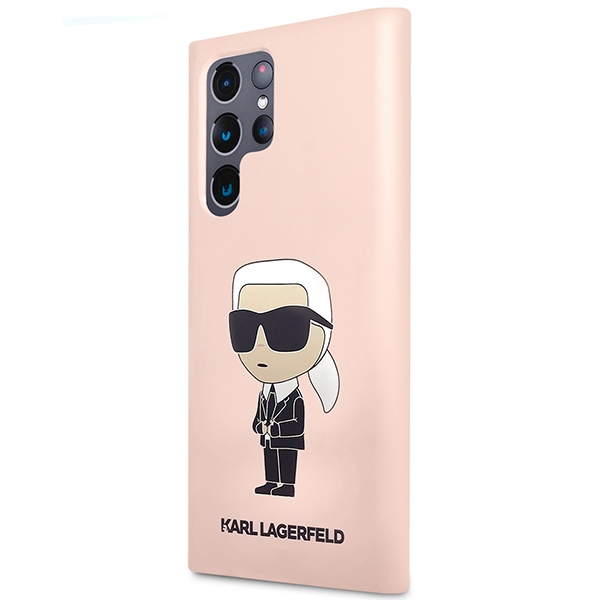 Samsung Galaxy S23 Ultra (SM-S918) Karl Lagerfeld Silicone Ikonik Case Cover (KLHCS23LSNIKBCP), Pink | Чехол... (0)