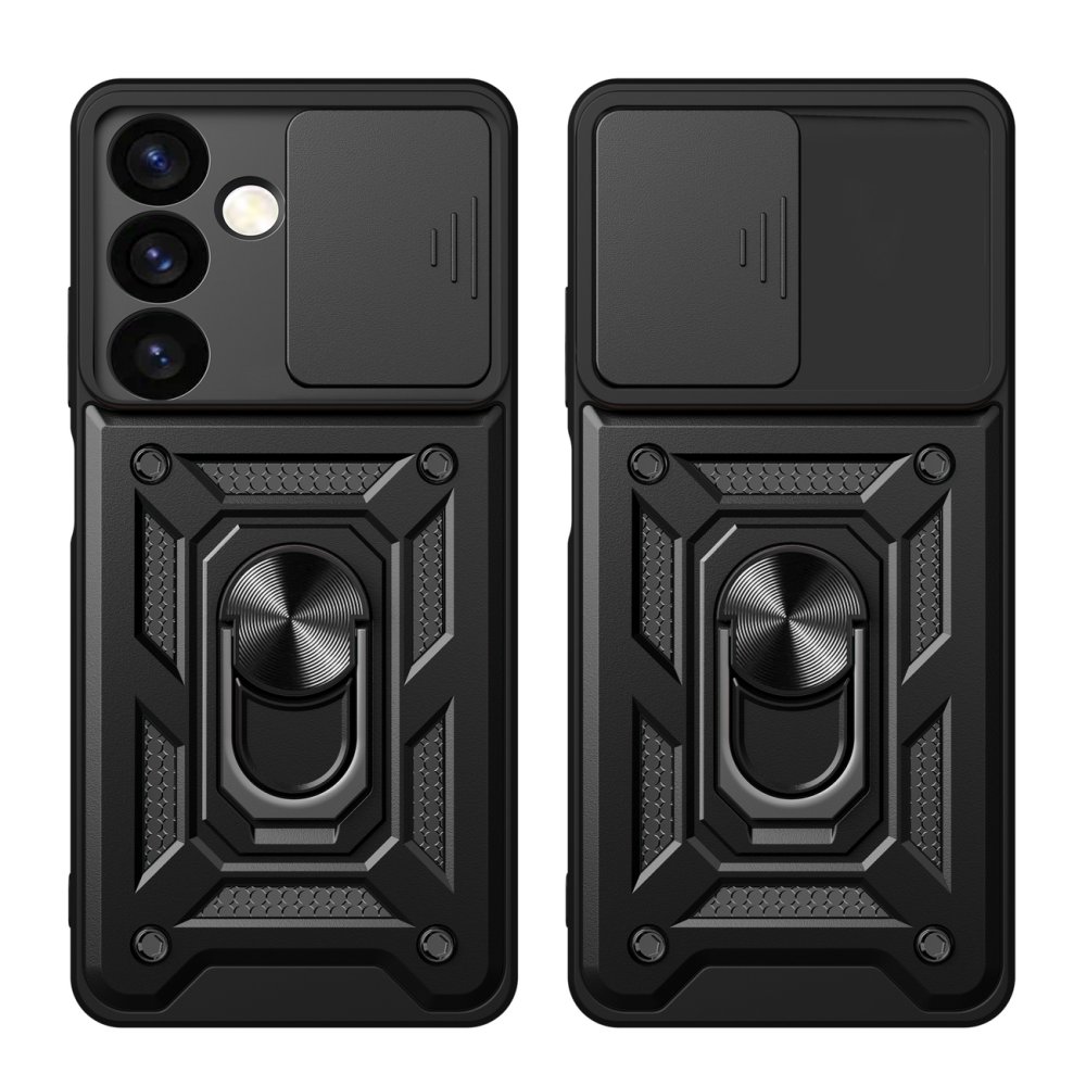 Samsung Galaxy S24 (SM-S921) Armor Guard TPU Hybrid Camshield Case Cover, Black | Чехол Кейс Бампер... (3)