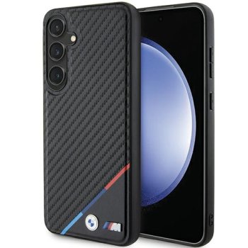 Samsung Galaxy S24 (SM-S921) BMW Carbon Tricolor Line MagSafe Case Cover (BMHMS24S23PUDTK), Black | Чехол Кейс...