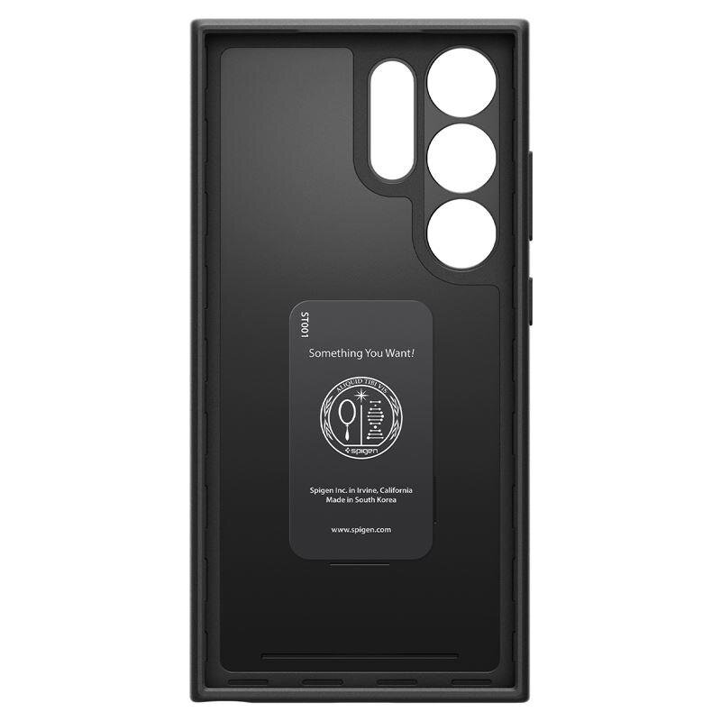 Samsung Galaxy S24 Ultra (SM-S928) Spigen Thin Fit Case Cover, Black | Чехол Кабура Кейс Бампер... (3)