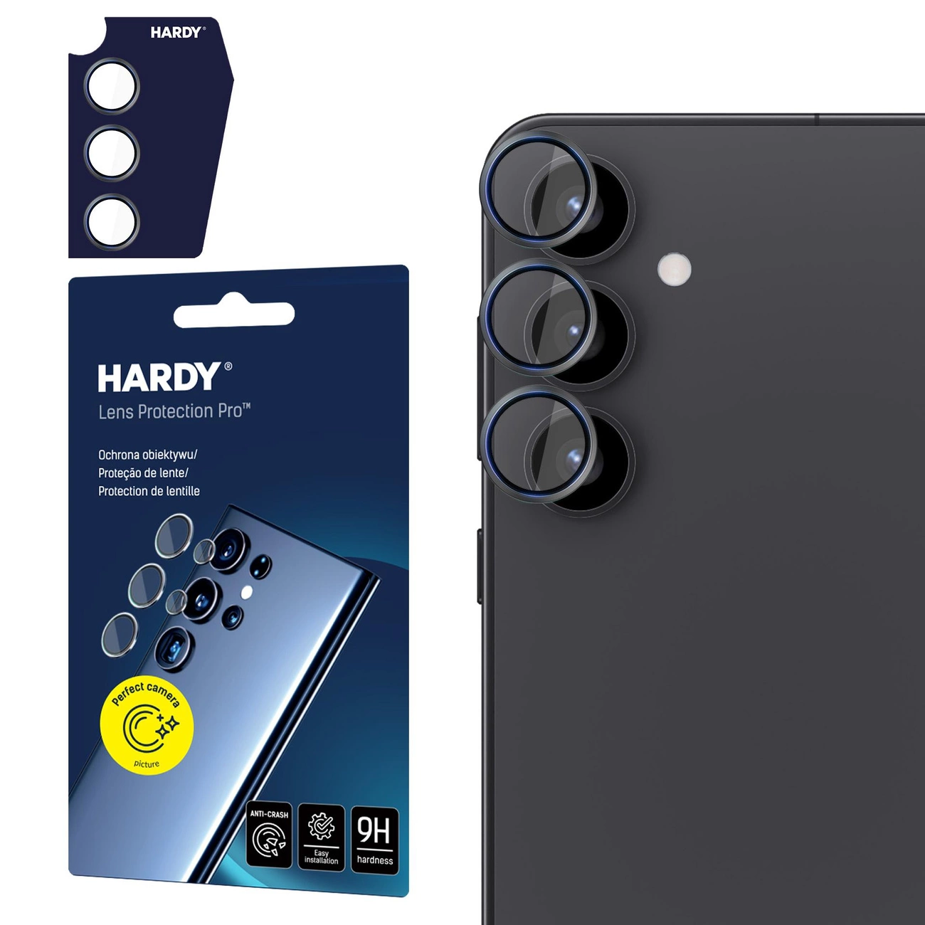 3mk HARDY Lens Protection Pro для объектива Samsung Galaxy S25 - Черный