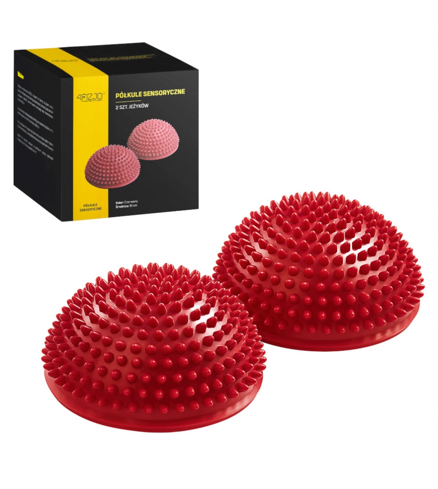 Полушарие с шипами для реабилитации и массажа ног x2, 16cm | Sensory... (1)