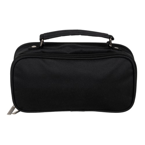 Двойной складной школьный пенал Maaleo 24516, Чёрный | Double Extendable Pencil Case (1)