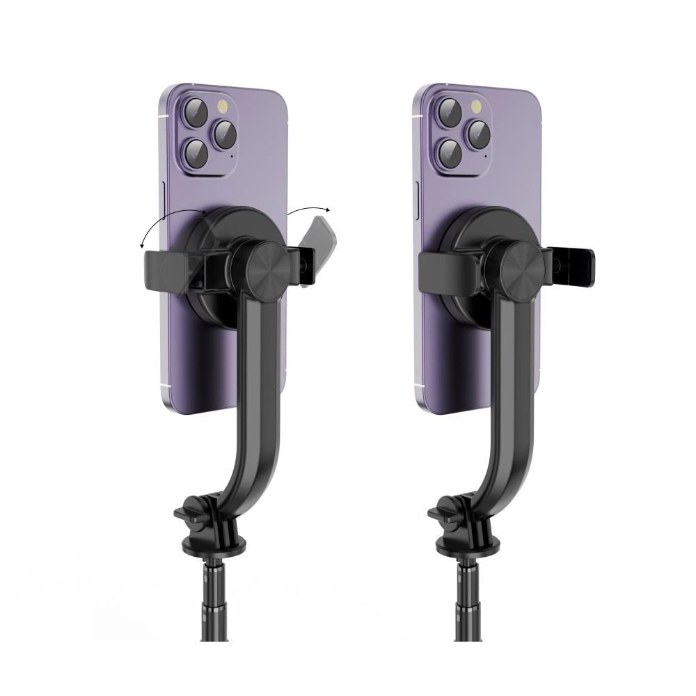 Tech-Protect L04S Селфи Палка + Трипод с Bluetooth, Чёрный | Selfie Stick + Tripod with Bluetooth (1)
