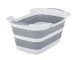 Силиконовая Складная Чаша Тазик cо Сливом | Silicone Folding Bowl with Drain
