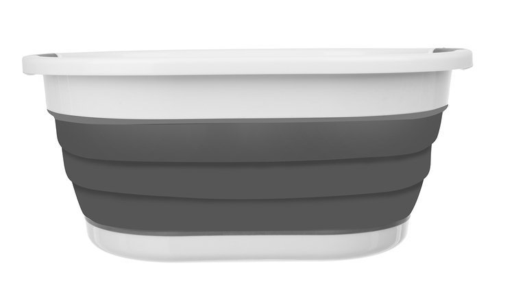 Силиконовая Складная Корзина для Белья Детская Ванна 25л | Silicone... (2)