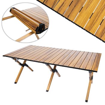 Алюминиевый складной стол для пикников, 120x60см | Aluminium Picnic Folding Table