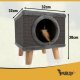 Домик-когтеточка для кошки на ножках Purlov 26215