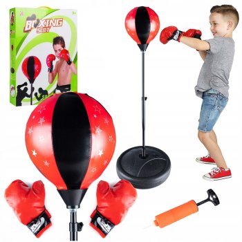 Детская боксерская груша + перчатки | Kids Boxing Pear + Gloves