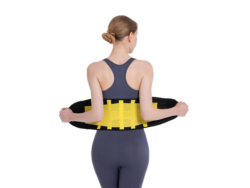 Фитнес-пояс Корсет для Похудения - Размер L, Жёлтый | Fitness Belt Corset For... (2)