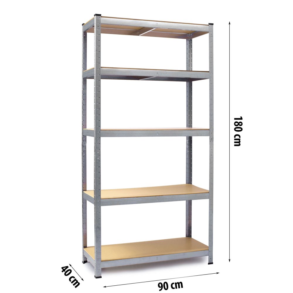 Комплект металлических стеллажей 2 шт 180x90x40 см Humberg HR-812 (2)