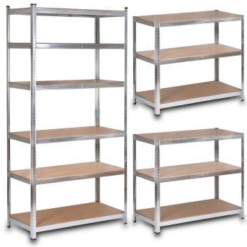 Металлический складской стеллаж 222 x 110 x 50 см Humberg HR-815