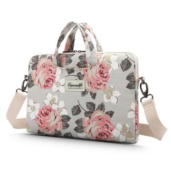 Сумка для ноутбука Canvaslife Briefcase Laptop 15-16", White Rose