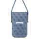 Guess Laptop Backpack Bag Handbag, Blue Metal Script Logo | Рюкзак Сумка Ранец