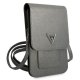 Guess Laptop Backpack Bag Handbag, Gray Saffiano Triangle | Рюкзак Сумка Ранец