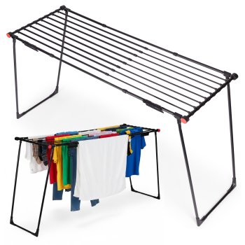 Напольная сушилка для белья ModernHome 19м телескопическая складная,...