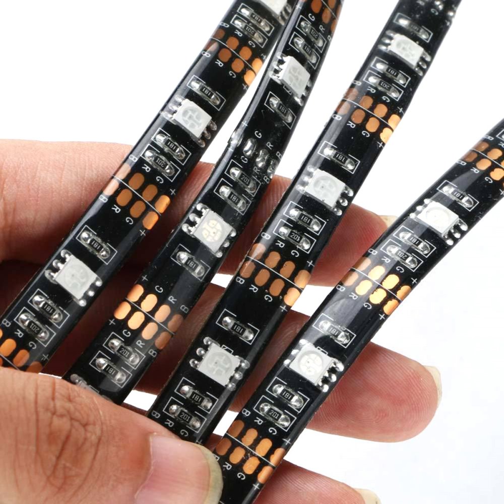 TV Backlight USB RGB LED Light Strip with Remote Control, 2m | Умная Светодиодная Лента (3)