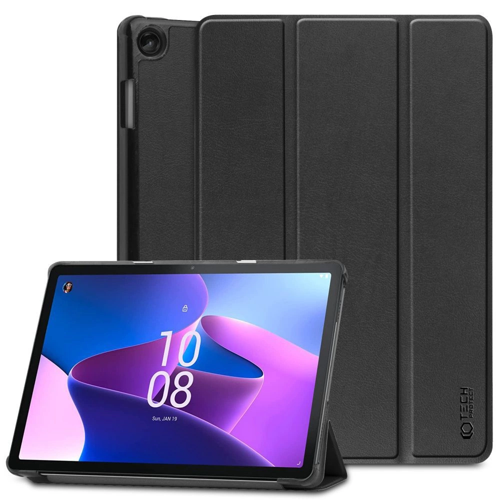 Lenovo Tab M10 (3rd Gen) (TB-328FU) Trifold Tech-Protect SmartCase Protective Cover Case, Black | Чехол...