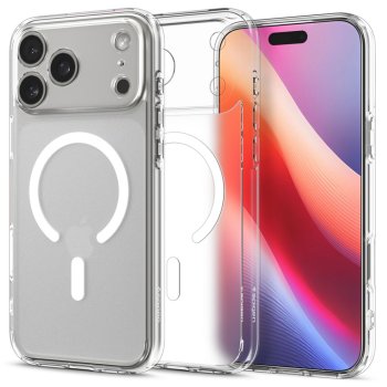 Чехол Spigen Ultra Hybrid MagSafe для iPhone 17 Pro Max — белый