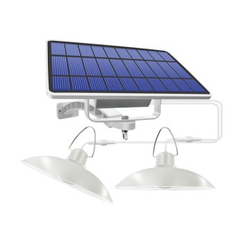 Двойной солнечный LED светильник Forever Light SUNARI FLS-80 6W 520lm 4500K, черный