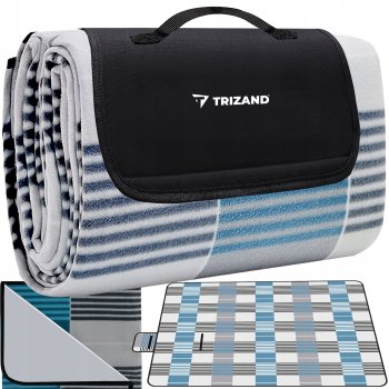 Складной Пляжный Коврик Плед для Пикника, 200x200 см | Foldable Picnic Blanket