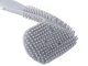 Силиконовая Щётка для Мытья Унитаза, белый | Silicone Toilet Brush