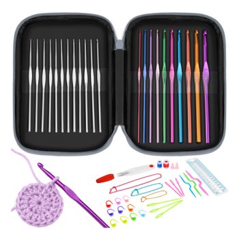 Набор для Вязания Крючком 50 шт. | Crochet Set Hooks
