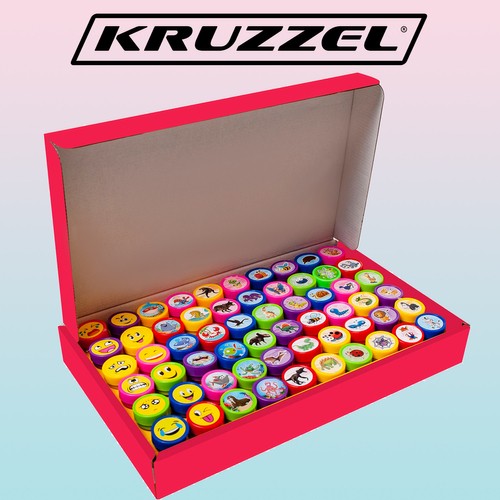Детский Набор Штампов 60 шт. Kruzzel 22388 | Stamp Set (6)