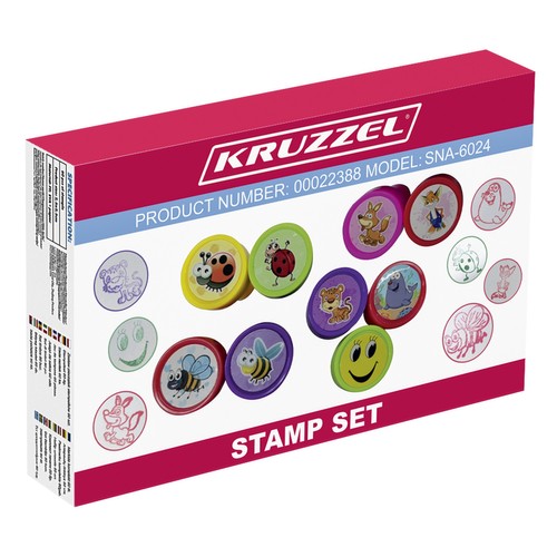 Детский Набор Штампов 60 шт. Kruzzel 22388 | Stamp Set (7)