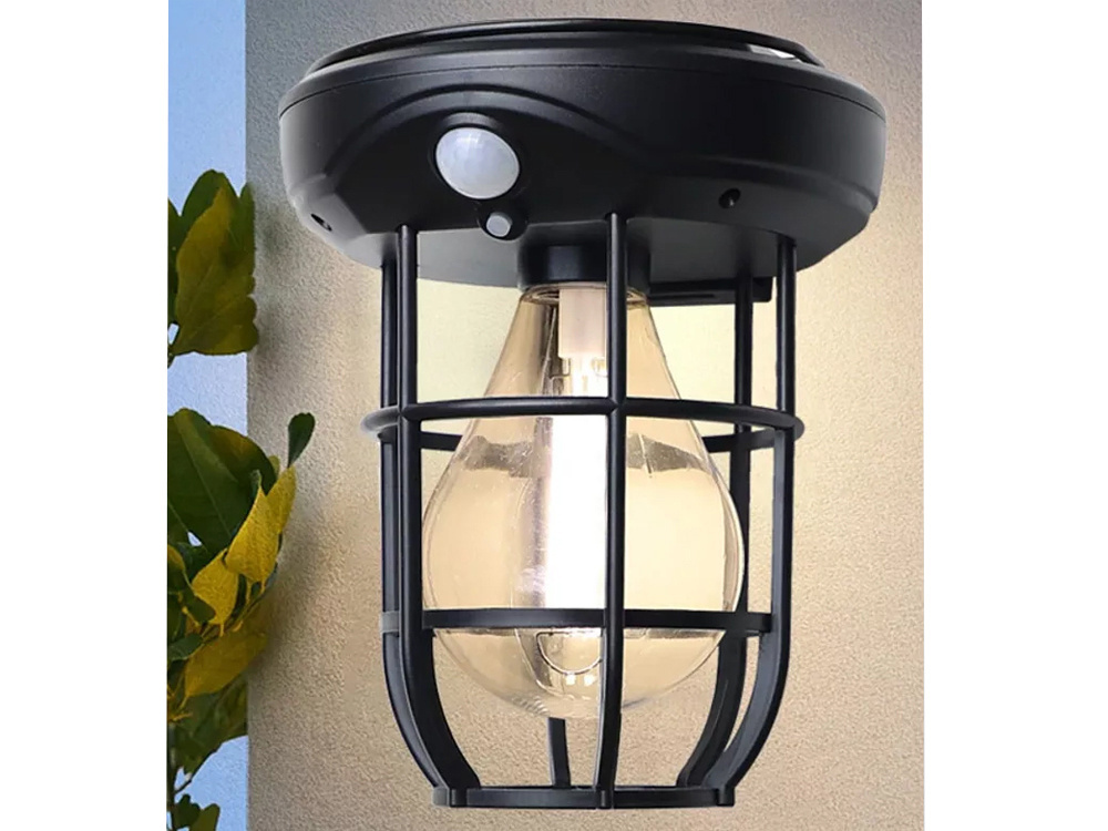 Солнечная лампа с датчиком движения в сумерках 3 режима LED 1800lm... (0)