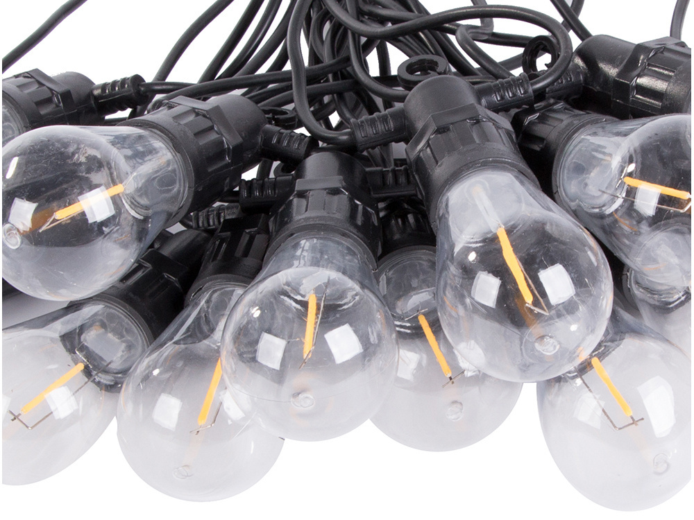 Садовая гирлянда с 15 LED лампами, тёплый белый свет, 15 м (2)