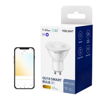 Yeelight GU10 Регулируемая Лампа, Белая 1 шт. | Dimmable Bulb, White