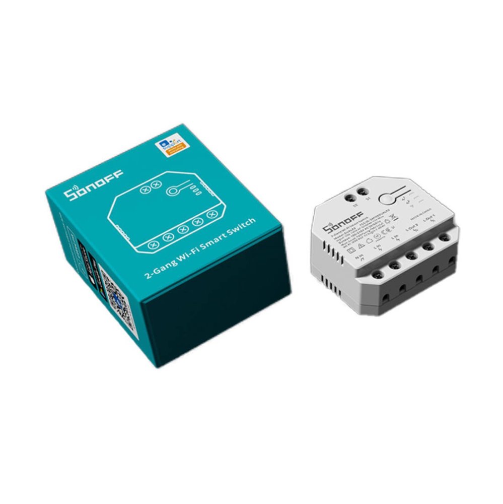 Умный 2-канальный Wi-Fi выключатель SONOFF Dual R3 с энергомониторингом (0)