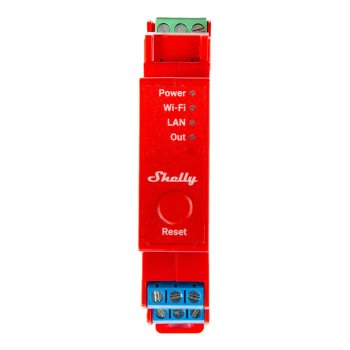 DIN-рейка Интеллектуальный выключатель Shelly Pro 1PM с измерением...