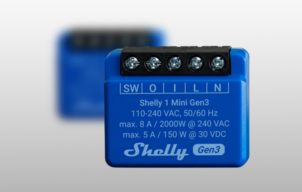 Контроллер Shelly 1 Mini Gen3 (2)