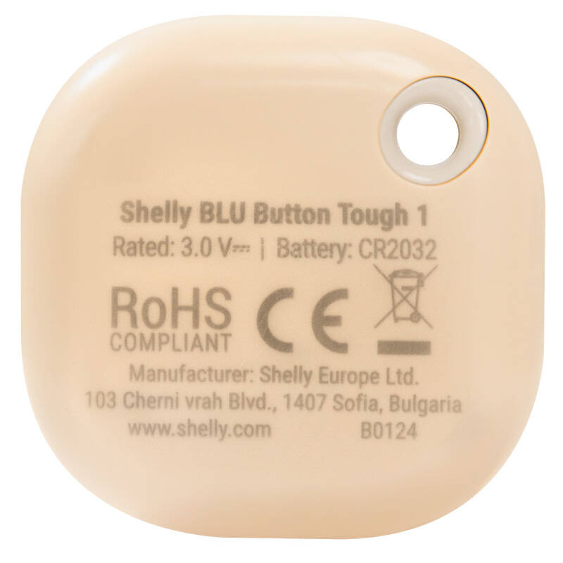Действия и сцены Кнопка активации Shelly Blu Button Tough 1 (mocha) (0)