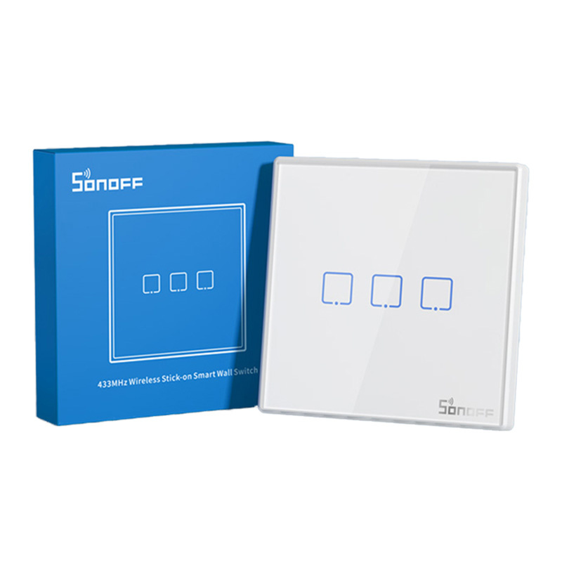 Sonoff wireless 433MHz smart wall switch T2EU3C-RF (3-channel) (1)