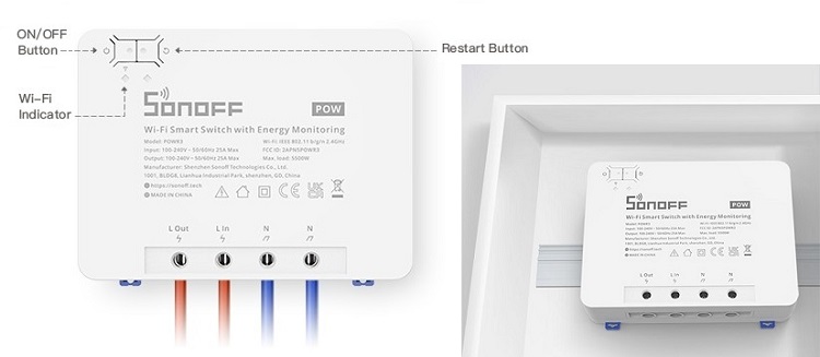 SONOFF POWR3 High Power Smart Switch (1)