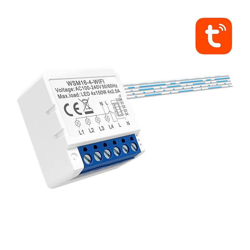 Smart Switch Module WiFi Avatto WSM16-W4 TUYA (1)