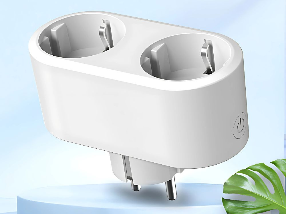 Smart Life Wi-Fi Double Socket — умная розетка с двумя выходами и управлением... (2)