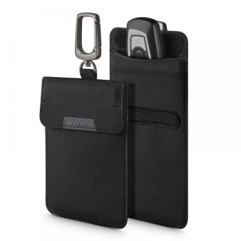Чехол Spigen Pouch RFID Signal Blocker для Keyless систем, черный