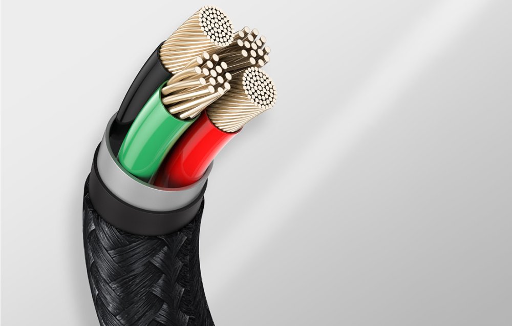 Baseus Cafule USB to Apple iPhone Lightning Data Charging Cable, 2.4A, 2m, White | Провод для Зарядки... (1)