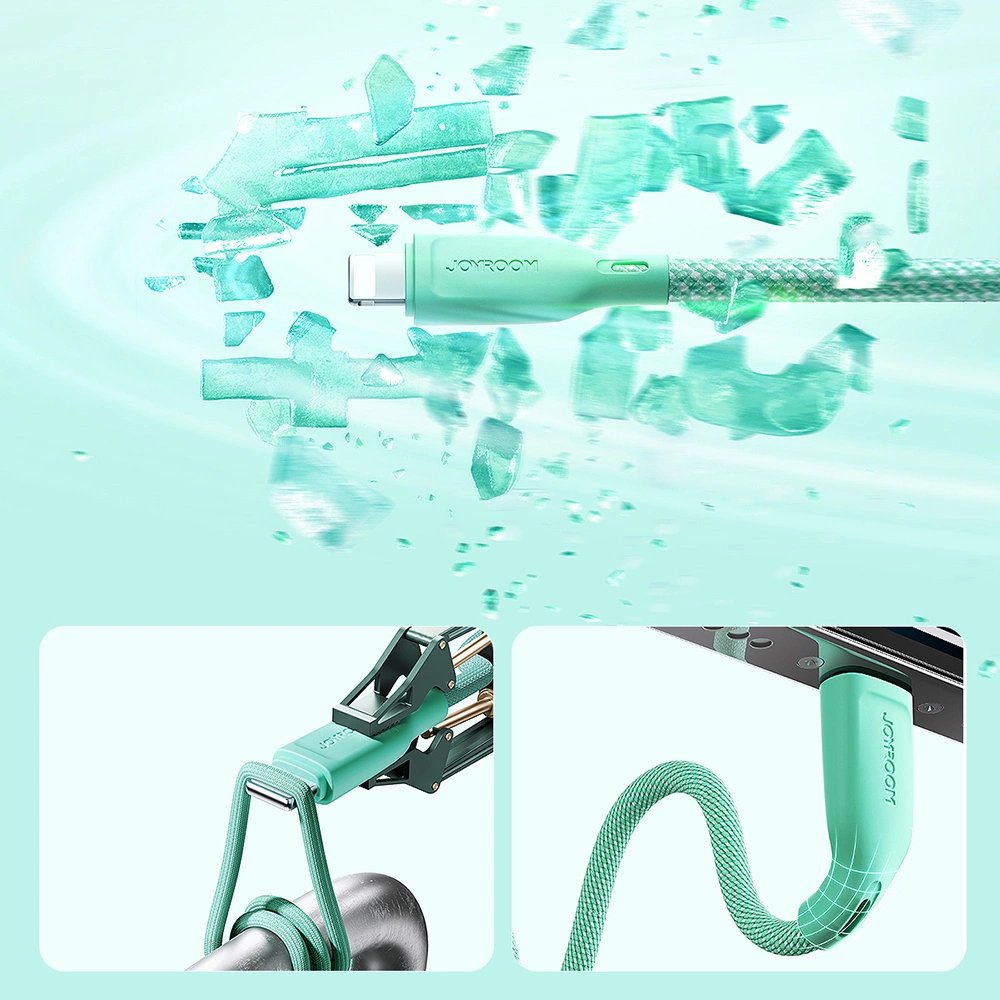 Joyroom A34 USB / Apple Iphone Lightning Data Charging Cable, 3A 1m, Black | Зарядный Кабель Провод... (0)