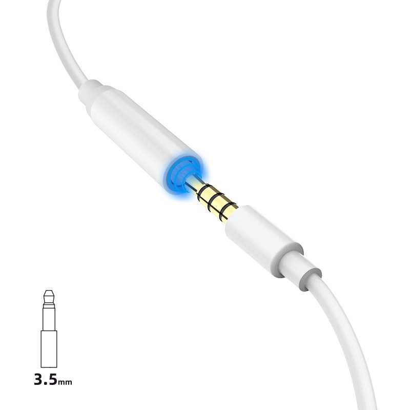 Dudao Converter Adapter from Apple Lightning to Minijack AUX 3.5mm Audio Cable, white - аудио адаптер (3)