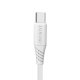 Dudao USB / USB Type C Fast Charging Data Cable 6A 1m, White | Зарядный Кабель Провод для...