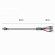 Baseus Rapid USB to Lightning / 2x USB Type C / micro USB Nylon Braided Cable 3.5A, 1.2m | Зарядный...