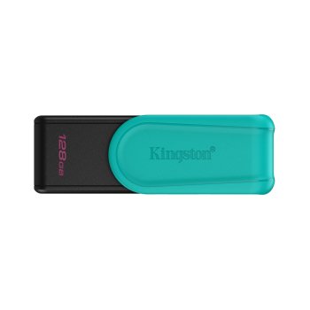 Kingston 128GB USB 3.2 Gen 1 флеш-накопитель DataTraveler Exodia S, черный бирюзовый